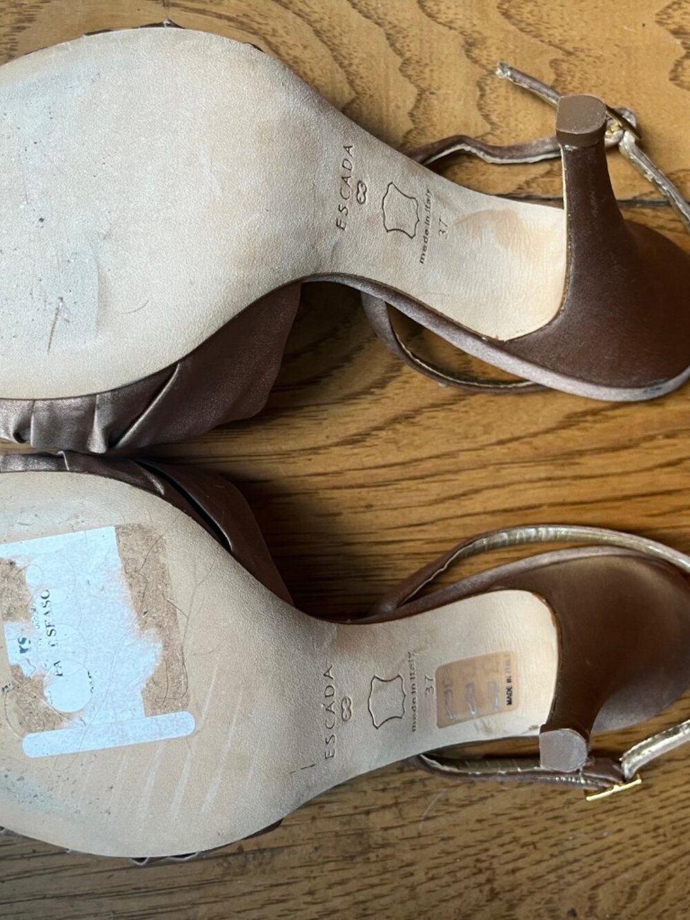 Escada Satin Heels - Picture 7 of 10